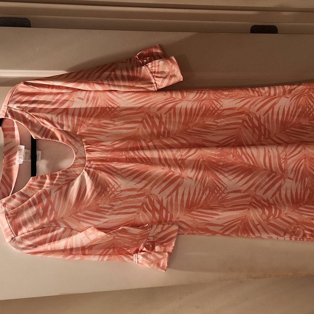 Pink Patterned Dress